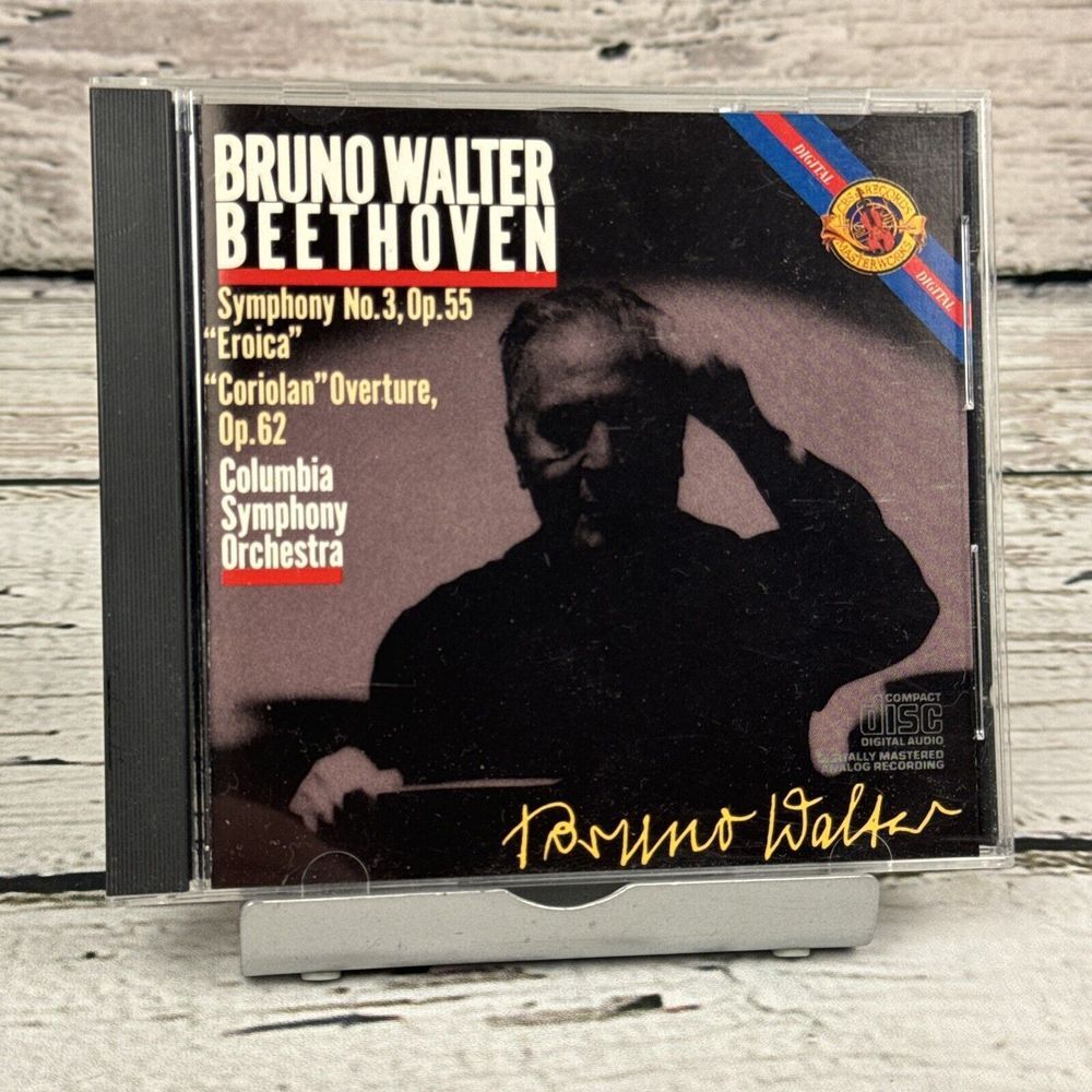 Beethoven - Bruno Walter, Columbia Symphony‎ – Symphony No. 3, Op. 55 [CD 1985]